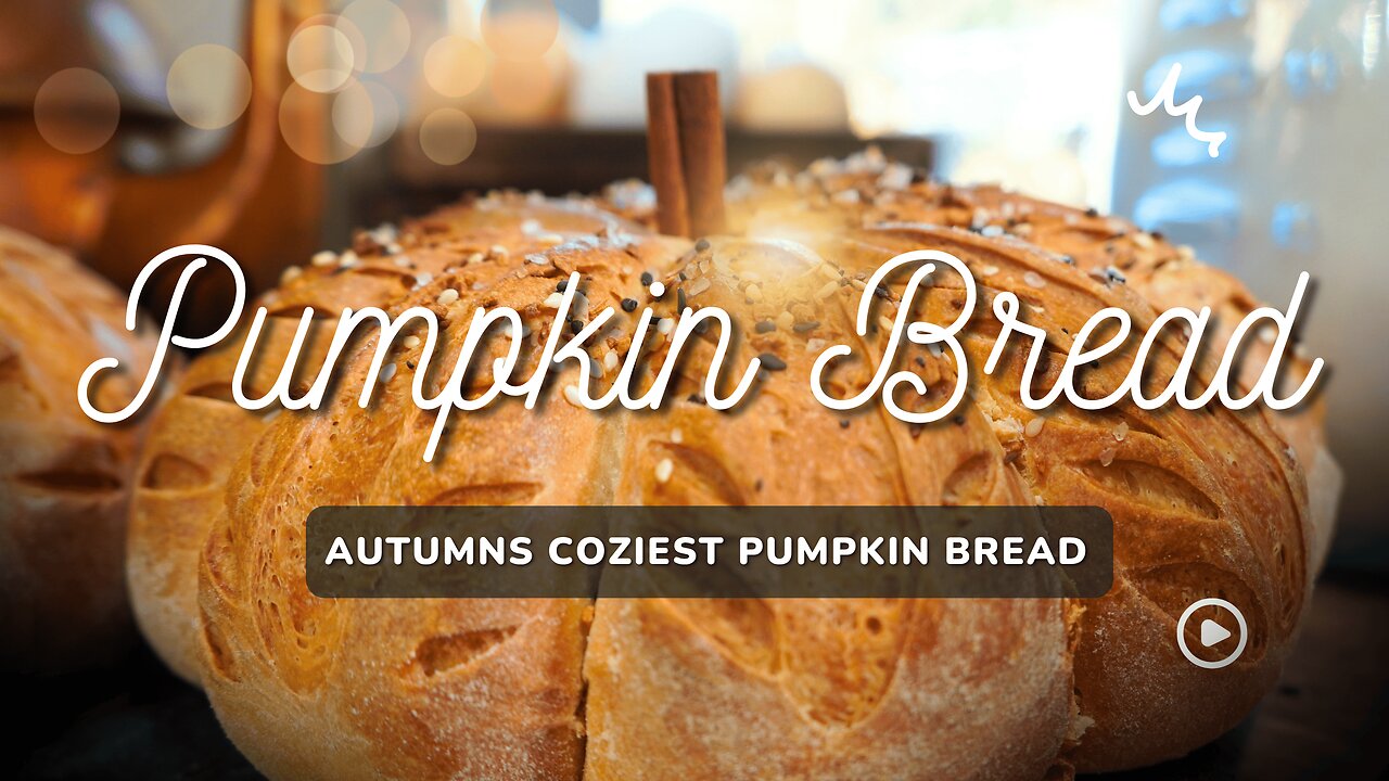 Pumpkin Shaped Homemade Bread Recipe | Perfect for Fall Gatherings