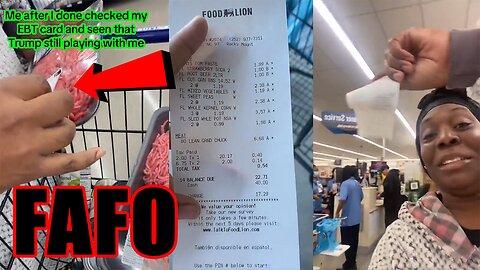 Ghetto Food Stamp Queen FINDS OUT after VIRAL VIDEO BACKFIRES! FAFO!