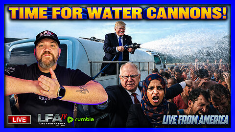 TIME FOR WATER CANNONS! | LIVE FROM AMERICA 1.12.26 11AM