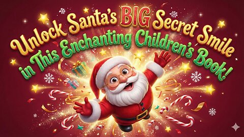 Unlock Santa's BIG Secret Smile in This Enchanting Children's Book!