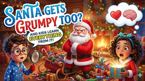 Santa Gets GRUMPY Too? And Kids Learn EVERYTHING From It