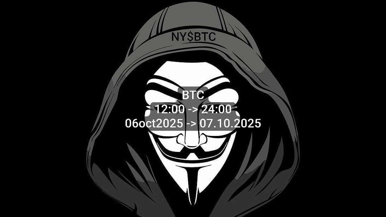 BTC #Prediction⬆️?⬇️? 06.Oct.2025(12:00->24:00) 06.10.2025->07oct2025 10월06일2025->10월07일2025