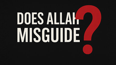 Does Allah misguide