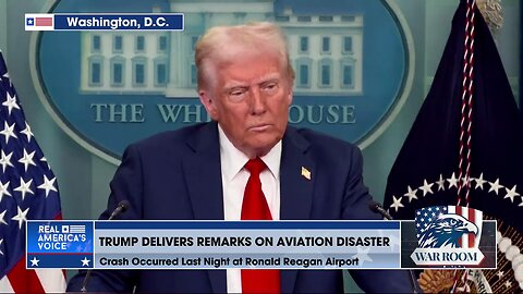 President Trump Holds Press Conference On DCA Helicopter And Plane Collision