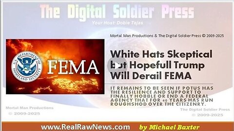 White Hats Skeptical but Hopefull Trump Will Derail FEMA