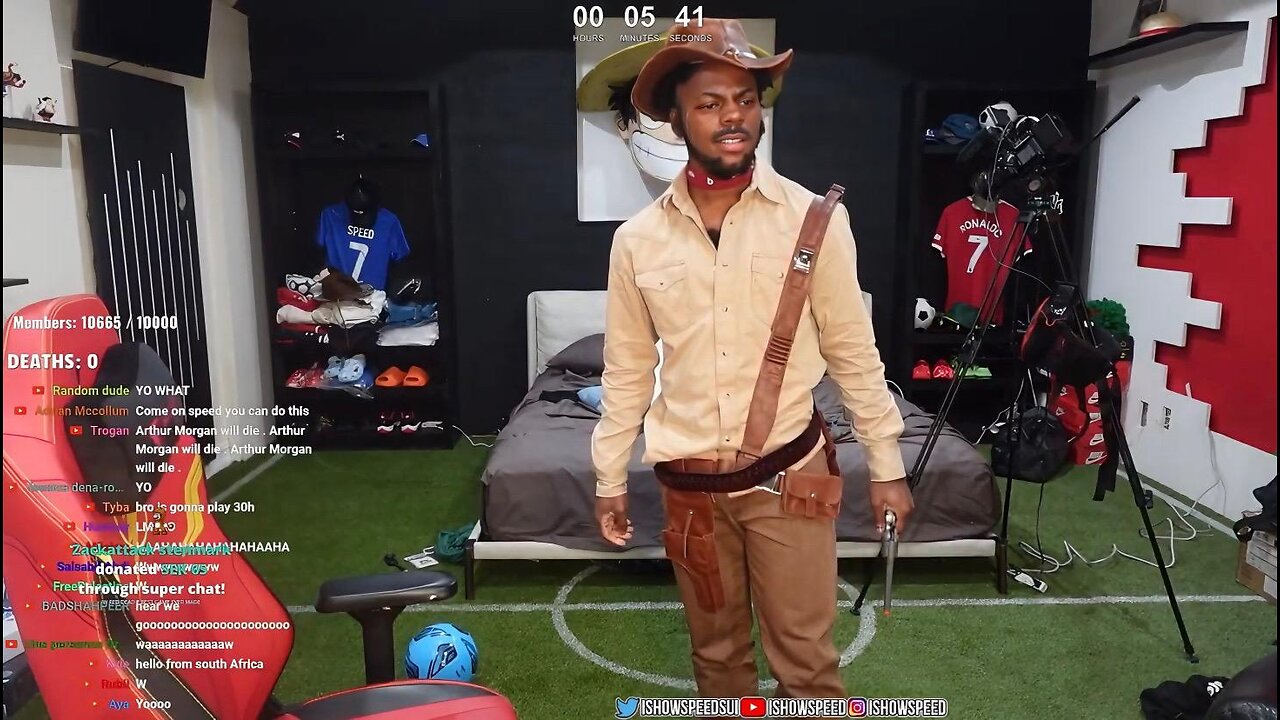 IShowSpeed Beating Red Dead Redemption 2 π€ π©Έπ (not ending until i complete it)