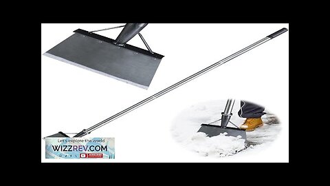 Multifunctional Snow Shovel Ice Scraper56.4" Flat Shovel for WalkwayGarden Cleaning Review