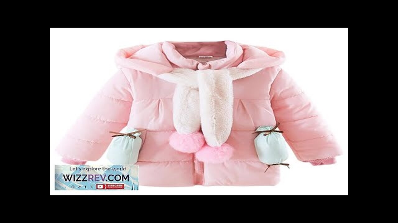 Children's Down Jacket Cotton Padded Puffer Coat Girls Winter Snow Wear Warm Review