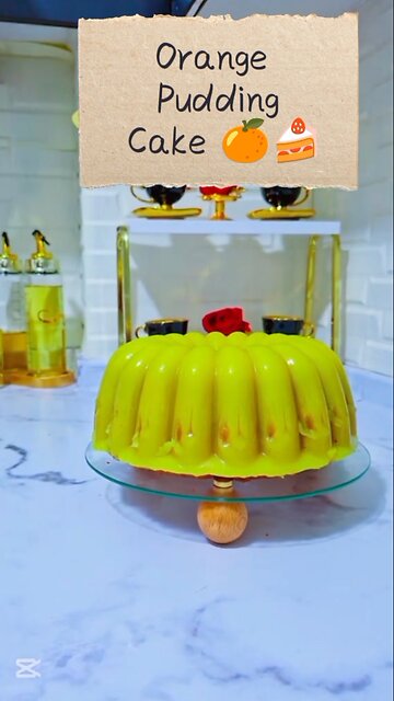 Orange Pudding Cake 🍊🍰