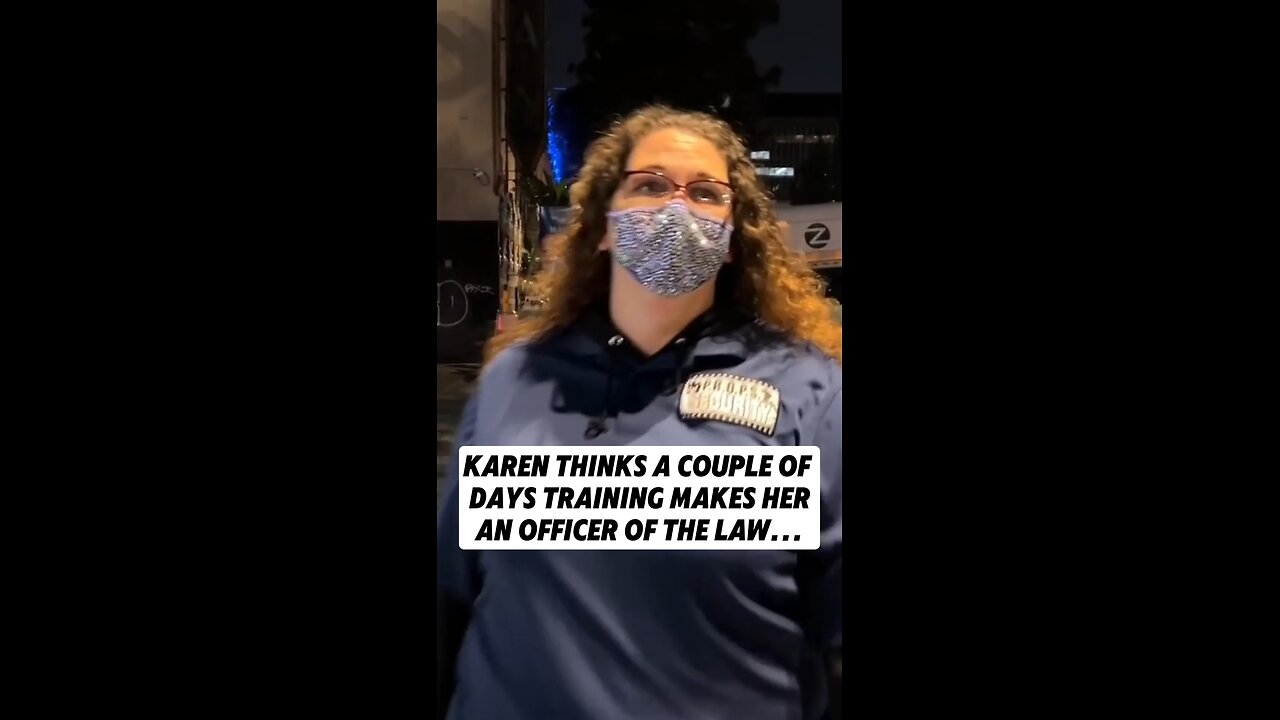 She's not a security officer, she's a financial liability 😂