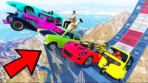 GTA 5 MEGA RAMP Challenge! Insane Jumps & Epic Stunts!