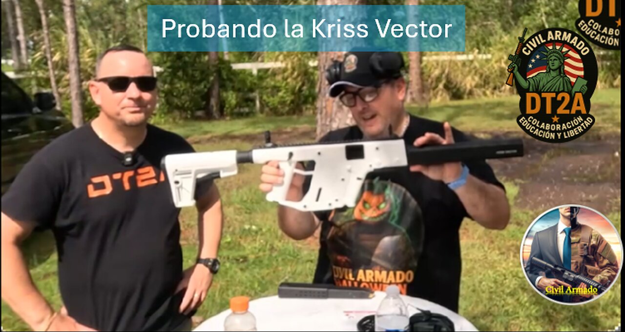 ¡La KRISS VECTOR en acción! La ametralladora del futuro en el campo de tiro 🔥