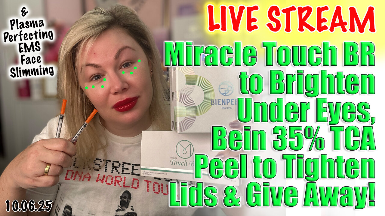 Live Miracle Touch BR, Bein Peel and Give Away! AceCosm.com and code Jessica10 Saves you Money