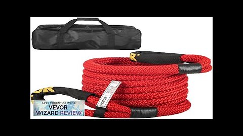 VEVOR 7/8" x 21' Kinetic Recovery Rope 21970 lbs Heavy Duty Nylon Review