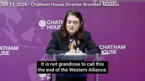 The Royal Institute of International Affairs (Chatham House) : "... the end of the Western alliance"