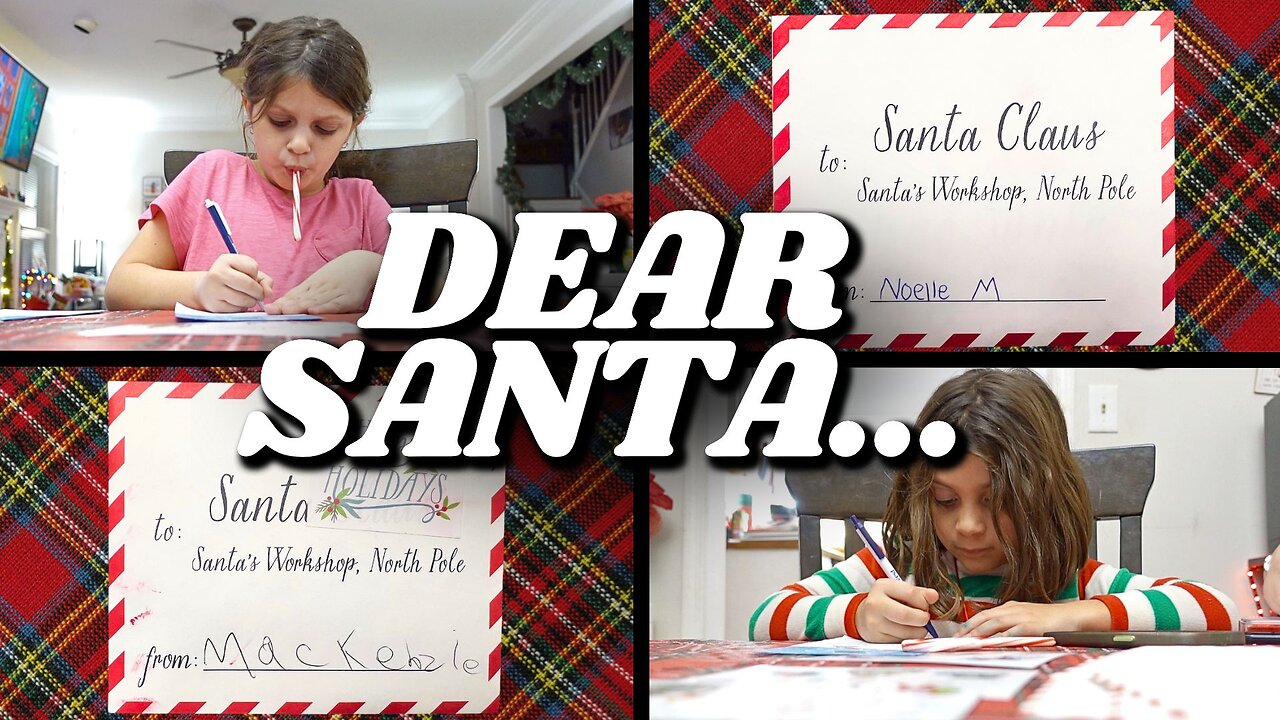 The Night We Wrote Letters To Santa!