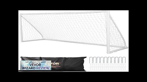 VEVOR Portable Soccer Goal 12x6 ft Soccer Net Adults Kids Backyard Soccer Review