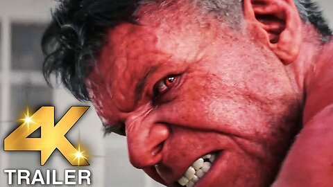 CAPTAIN AMERICA BRAVE NEW WORLD "Angry Red Hulk" Trailer (4K ULTRA HD) 2025