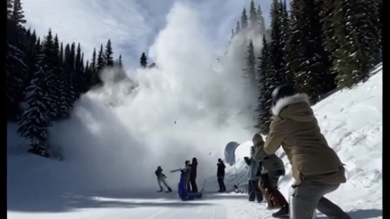 Wait for it... 🐋 SNOW WHALE! 😱 Skiing Gone Wild! #Shorts #aholidaytour