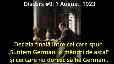 #9 Discurs Adolf Hitler - 1 August - 1923 tradus in Romana cu AI