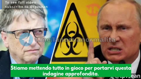 Putin chiede l'estradizione di Bill Gates per accuse di bioterrorismo come parte dell'accordo di pace con l'Ucraina