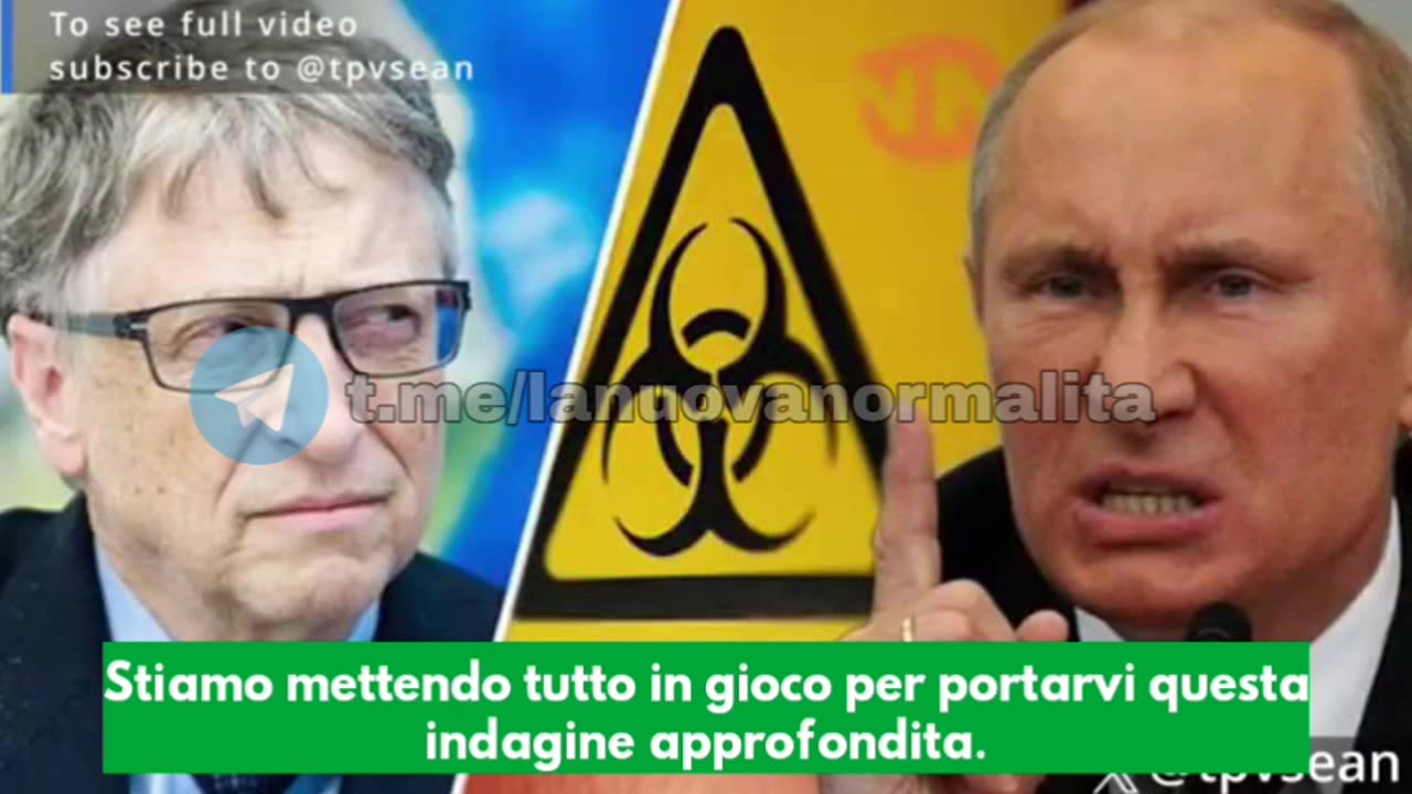 Putin chiede l'estradizione di Bill Gates per accuse di bioterrorismo come parte dell'accordo di pace con l'Ucraina
