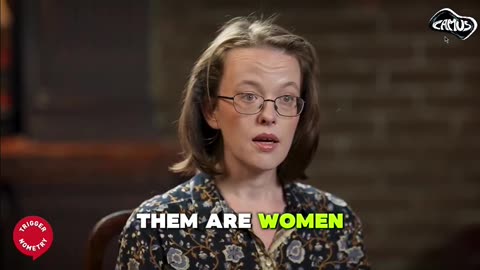 Communist woman talking WOKENESS ..