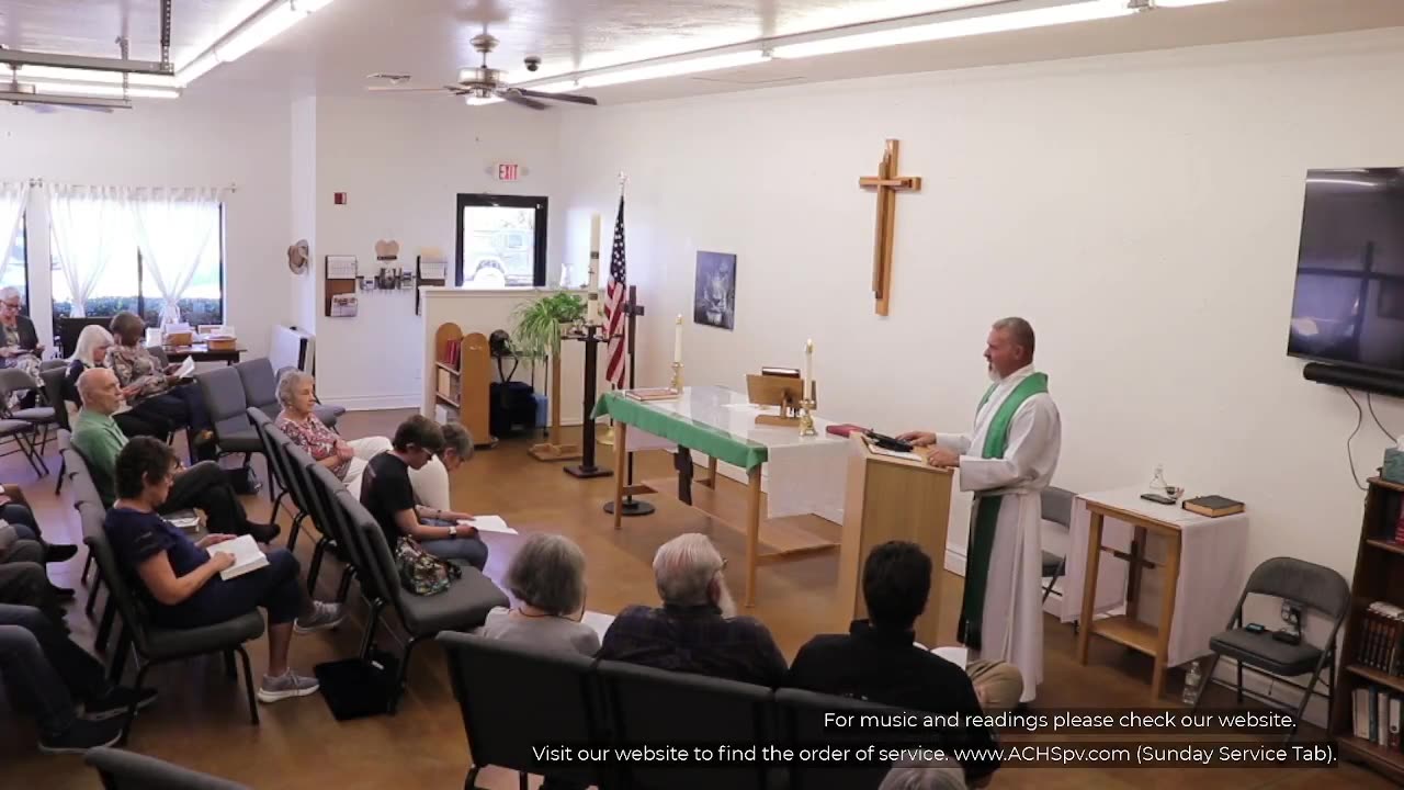 Proper 22, ACHS Sunday Service