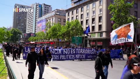 Pueblos originarios se manifiestan en Chile contra el colonialismo