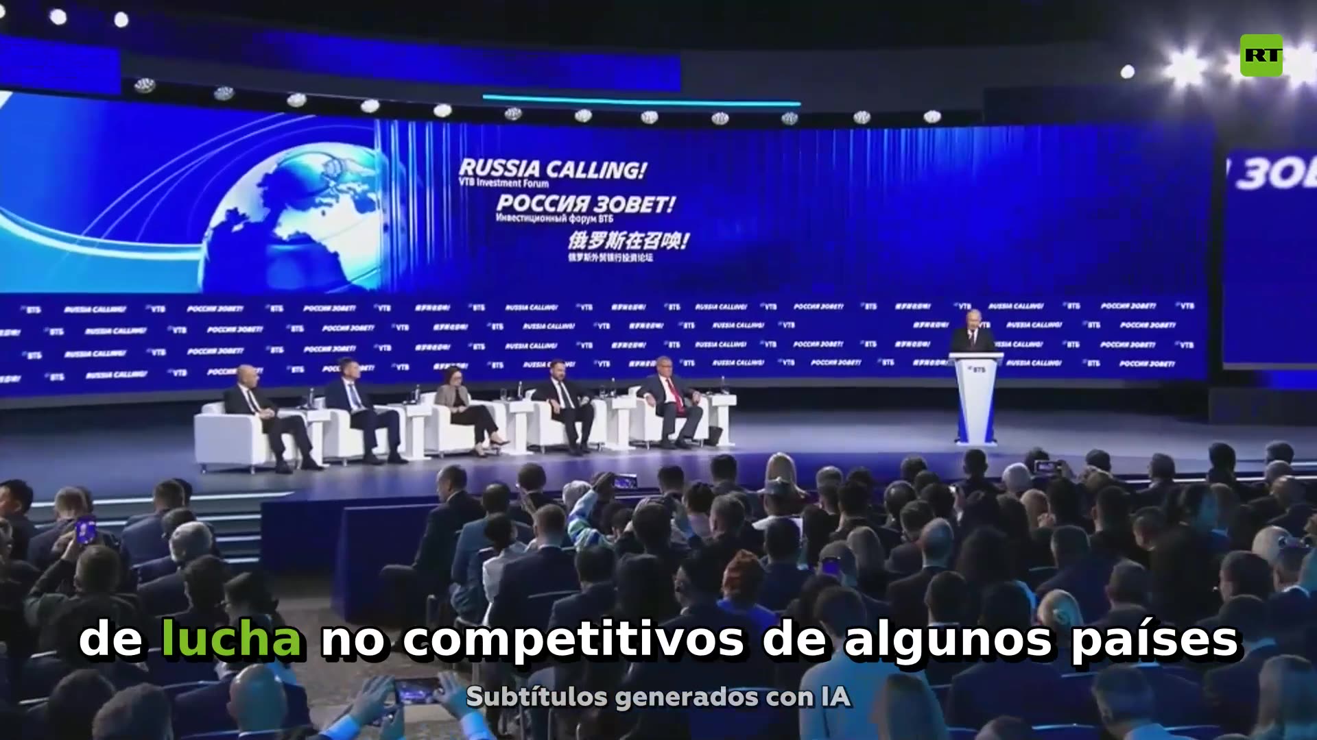 Putin: Países occidentales quieren conservar el monopolio que se les escapa