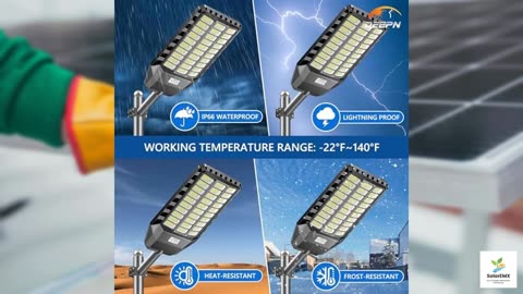 Deepn Solar Street Lights Outdoor