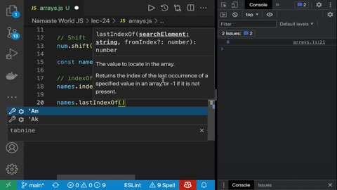 48 Everything about Arrays _ Javascript Lecture 23 _ Web Development Course