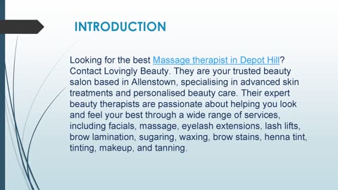 Best Massage therapist in Depot Hill