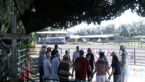 Skipper Calder & Cowboy-up Ministry bring horse training with a message at 11am.