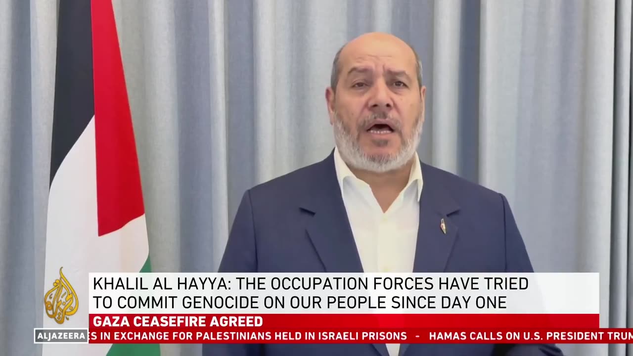 Top Hamas Leader Officially Announces End to War with Israel - Hostages Will Be Released on Saturday