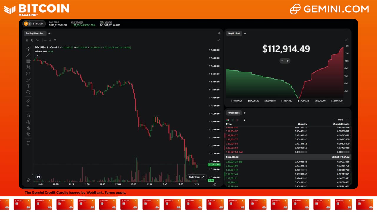 LIVE: BITCOIN BULL MARKET WATCH PARTY FEAT. GEMINI
