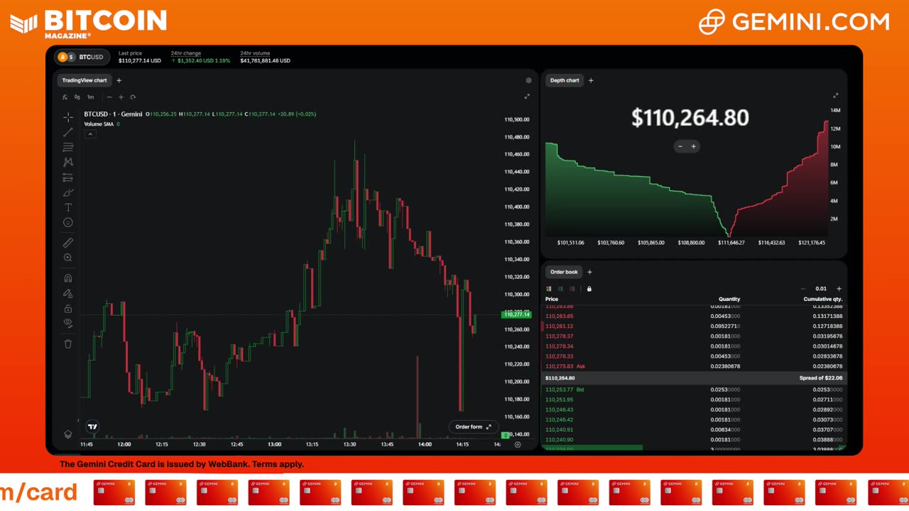 LIVE: BITCOIN BULL MARKET WATCH PARTY FEAT. GEMINI