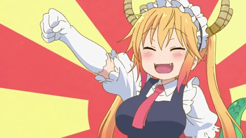 Miss Kobayashi's Dragon Maid - Tohru showing her skills