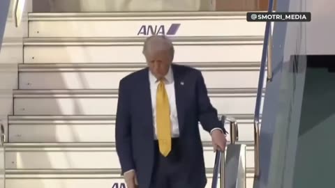 President Trump arrived in Japan