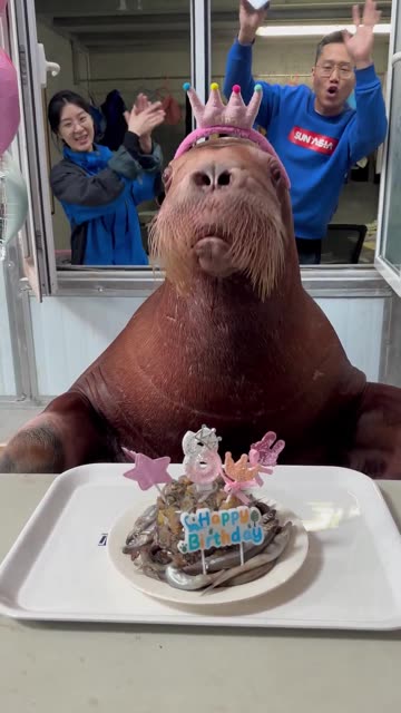Happy birthday shoutout to the walrus 🙏😊