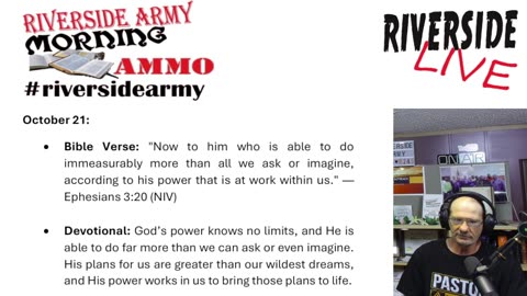 Riverside Morning Ammo Daily Devotional 10.21.25