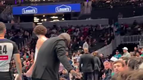 Josh Giddey had a fan ejected from the game after the fan allegedly made a pedo joke toward him.