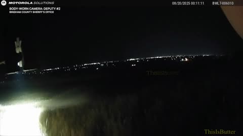 Drone footage shows suspect pointing gun at officers before they fired 30 rounds, killing him
