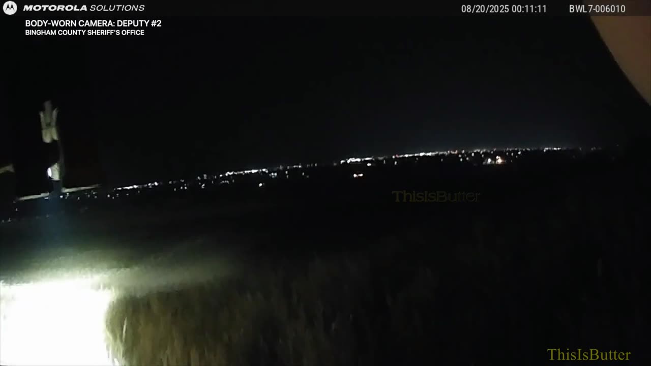 Drone footage shows suspect pointing gun at officers before they fired 30 rounds, killing him