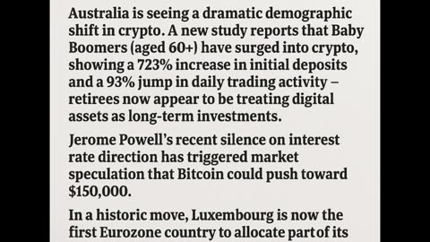 Baby Boomers are entering the crypto space in force