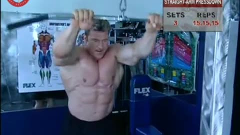 How To Perform The Straight Arm Press Down Back Exercise - Günter Schlierkamp Tutorial
