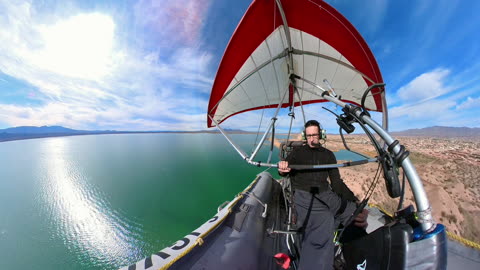 FIB Flying Around Site 6 and Over London Bridge