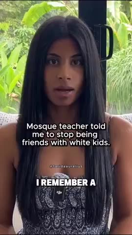 Woman in England says a Mosque leader told them not to speak English and not to be friends with whit