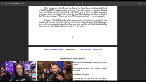 JANUARY 6TH BOMBER ARRESTED