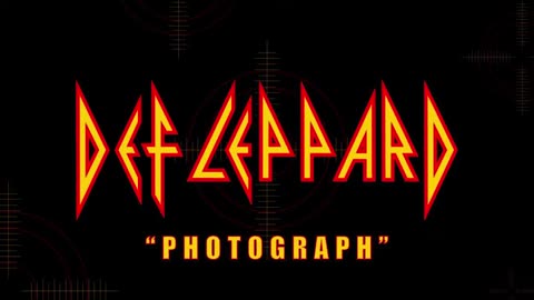 DEF LEPPARD - PHOTOGRAPH (DRUMS & BASS ONLY w/ GUITAR “BLEED”)